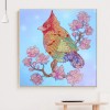 Flower Parrot-Partial Round Diamond Painting