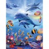 Dolphin - Full Square Diamond Painting(40x50cm)