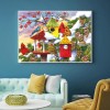 Happy Bird House  - Full Round Diamond Painting