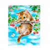 Cute Cat - Partial Round Diamond Painting