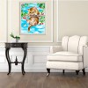 Cute Cat - Partial Round Diamond Painting