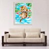 Cute Cat - Partial Round Diamond Painting