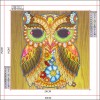 Owl -Partial Round Diamond Painting