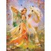 Girl Horse - Partial Round Diamond Painting