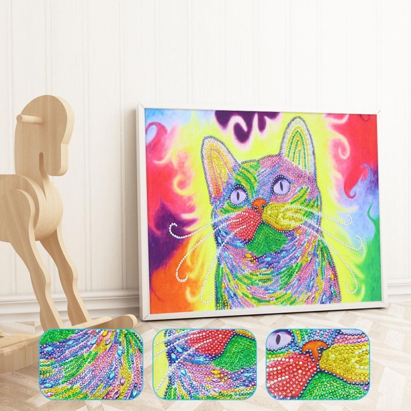 Colorful Cat - Cryst...