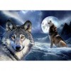 Wolves -Full Round Diamond Painting