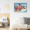 Ski Dogs - Full Round Diamond Painting