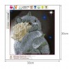Cat - Partial Round Diamond Painting(30*30cm)