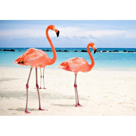 Flamingo - Full Round Diamond Painting