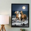 3 Running Horse - Full Round Diamond Painting