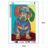Colorful Dog - Partial Round Diamond Painting