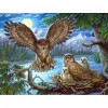 Owl Family - Full Round Diamond Painting