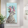 Flower Leopard - Crystal Rhinestone Diamond Painting(85x45cm)