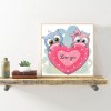 Cartoon Owl- Full Round Diamond Painting