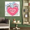 Cartoon Owl- Full Round Diamond Painting