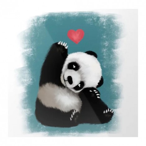 Panda - Full Round Diamond Painting