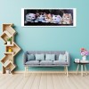 Cats - Full Round Diamond Painting(80*30cm)