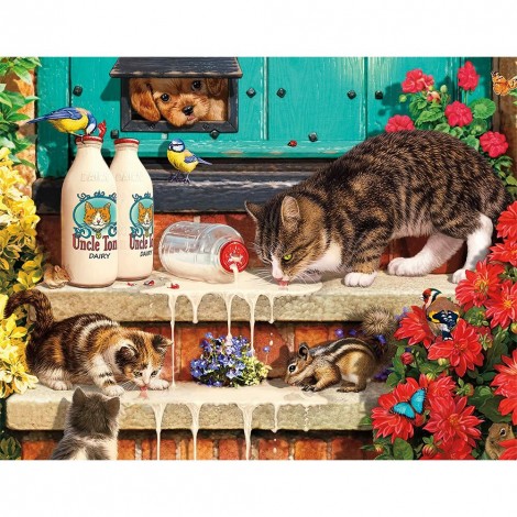 Cat - Crystal Rhinestone Diamond Painting