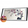 Flower Deer - Full Round Diamond Painting(80x30cm)
