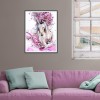 Pink Horse - Full Round Diamond Painting