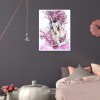 Pink Horse - Full Round Diamond Painting