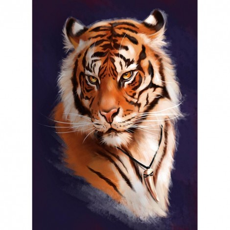 Tiger - Full Round Diamond Painting