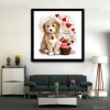 Love Dog - Full Round Diamond Painting(30*30cm)