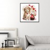 Love Dog - Full Round Diamond Painting(30*30cm)