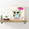 Cartoon Owl- Full Round Diamond Painting