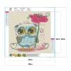 Cartoon Owl- Full Round Diamond Painting
