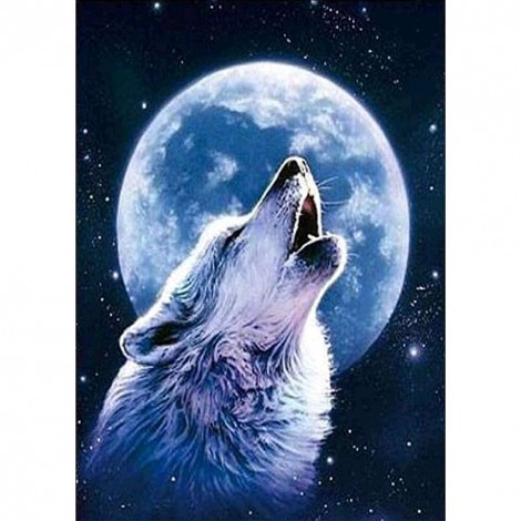 Wolf - Full Round Diamond Painting