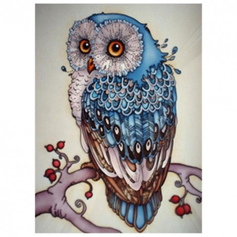 Owl - Partial Round Diamond Painting