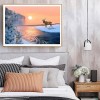 Sunset Deer - Full Round Diamond Painting