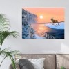 Sunset Deer - Full Round Diamond Painting