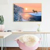 Sunset Deer - Full Round Diamond Painting