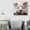 Flower Pig - Full Round Diamond Painting