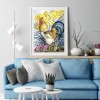 Rooster - Full Round Diamond Painting