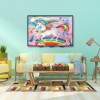 Colorful Horse- Full Round Diamond Painting