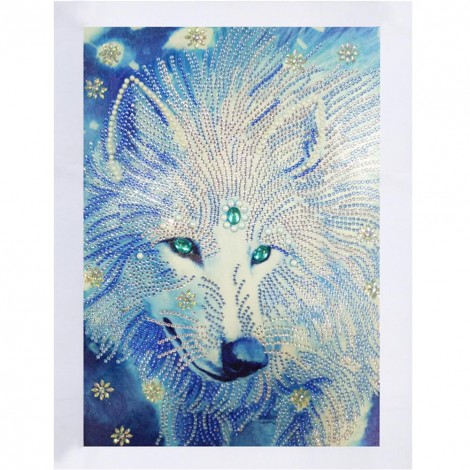 Wolf - Crystal Rhinestone Diamond Painting