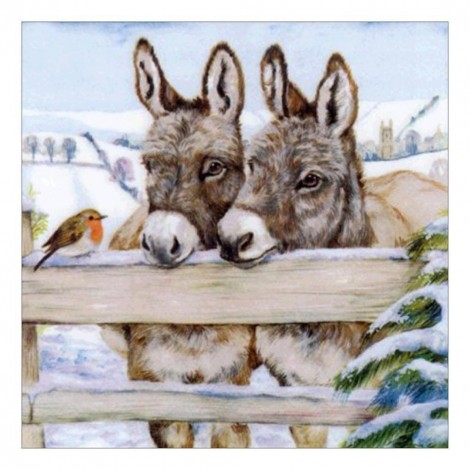 Little Donkey - Full Round Diamond Painting