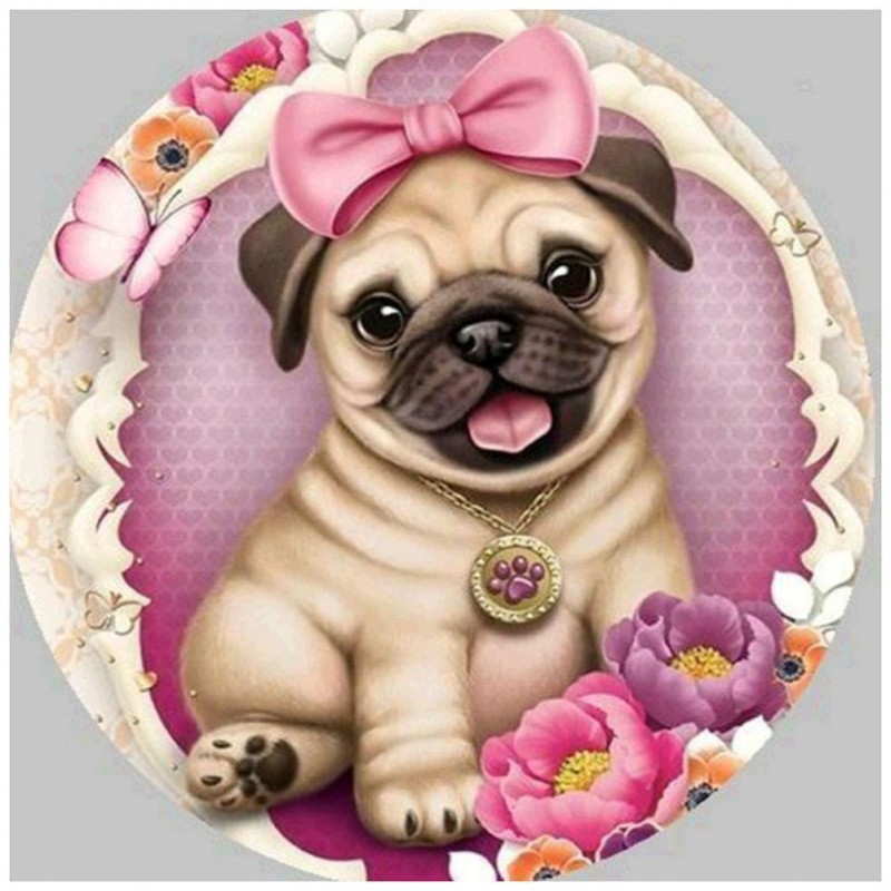 Dog - Full Round Dia...
