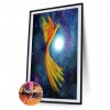 Phoenix Under Moon-Full Round Diamond Painting