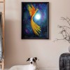 Phoenix Under Moon-Full Round Diamond Painting