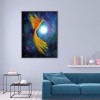 Phoenix Under Moon-Full Round Diamond Painting