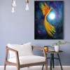 Phoenix Under Moon-Full Round Diamond Painting