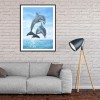 Dolphin - Full Round Diamond Painting