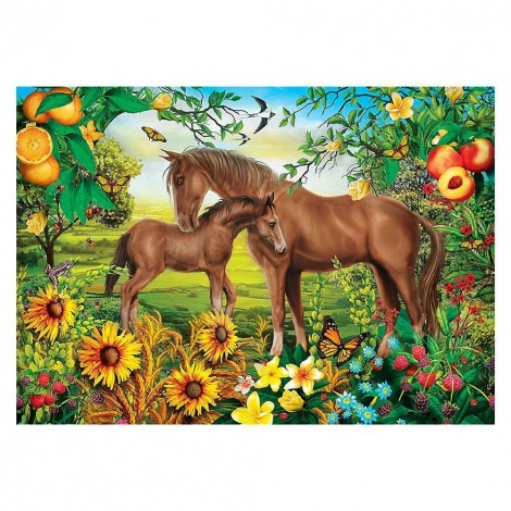 Horse - Full Round Diamond Painting