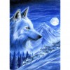 Snow Wolf - Full Round Diamond Painting