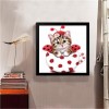 Cute Cup Cat - Partial Round Diamond Painting