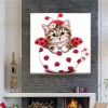 Cute Cup Cat - Partial Round Diamond Painting